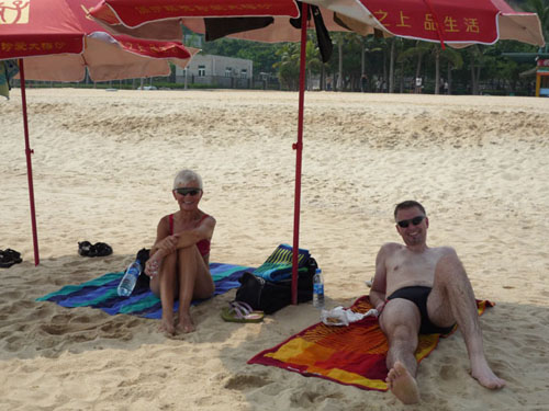 Am Strand in Da Mei Sha