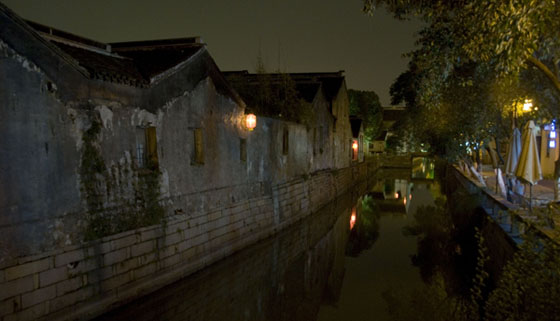 Kanal an der Pingjiang Lu in Suzhou